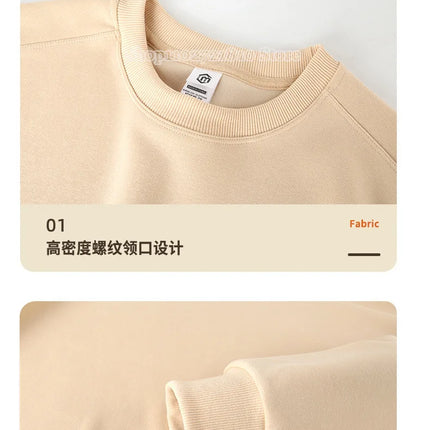 Dandys World Sweatshirt Spring Autumn Men Women Anime Cartoon Fashion Tops Round Neck Dropped Shoulders Pullover Long Sleeves