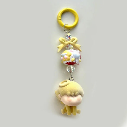 Sweet Hot Selling Mini Keychain Vinyl Cute Baby Bag Mobile Phone Pendant Cute Valentine's Day Gift Keychain Bestie Gift