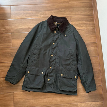B@r American retro classic oil wax lapel jacket jacket men and women the same Ashy hunting