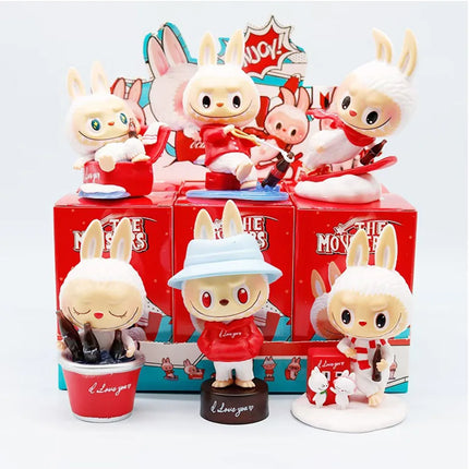 Labubu Original THE MONSTERS Labubu Doll Coca Cola Series Action Figure Mystery Box Labubu Blind Box Christmas Gift Kids Toys