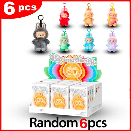 1:1 High Quality for La BuBu Blind Box Series PVC for La BuBu Macaron Pendant Doll Monster Keychain Birthday Christmas Gift