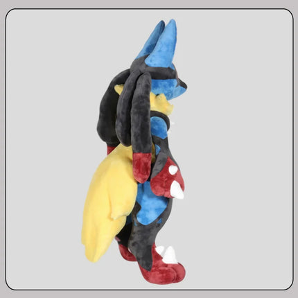 130/70cm Big Size Pokemon Lovely Lucario Plush Toys Soft Stuffed Doll Cute Throw Pillow Room Decoration Children's Birthday Gift