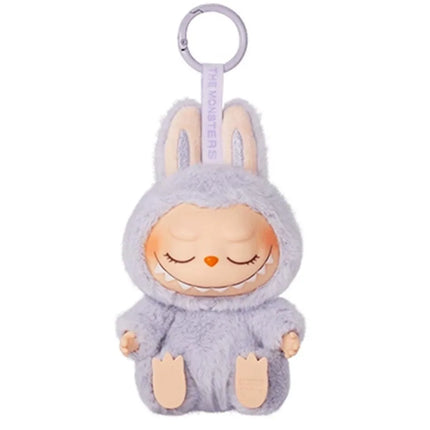 Figura de Anime Labubu Have A Seat, modelo de muñeca colgante de PVC, llavero de réplica de monstruo Kawaii, juguete de regalo d
