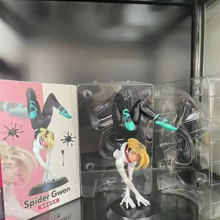 18cm Spidergwen Figure Spider Girl Anime Figure Movie Role Gwen Action Figurine Pvc Model Collectible Doll Desk Decora Toys Gift