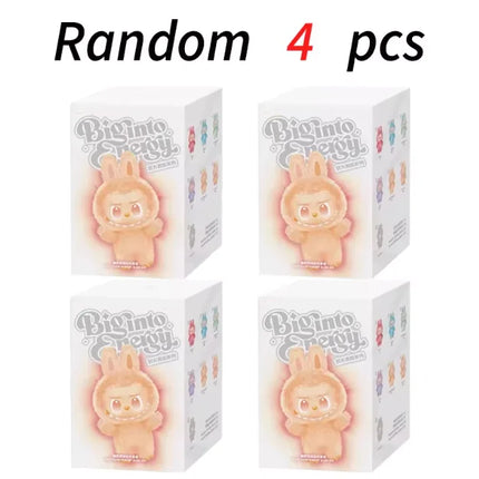 1:1 Quality Kawaii Monster For Labubu Blind Box Series PVC  Macaron Pendant Doll Monster Keychain Birthday Holiday Kids Gift