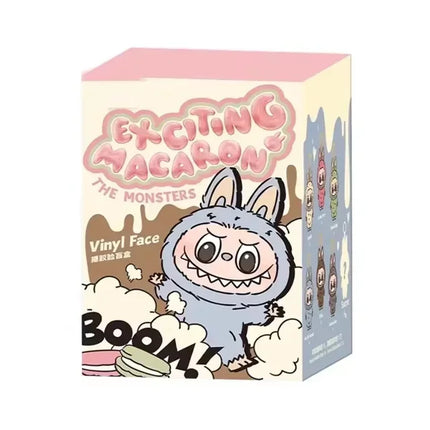 1:1 Quality For Labubu Blind Box Monster Series PVC Kawaii  Macaron Pendant Doll Monster Keychain Birthday Holiday Kids Gift