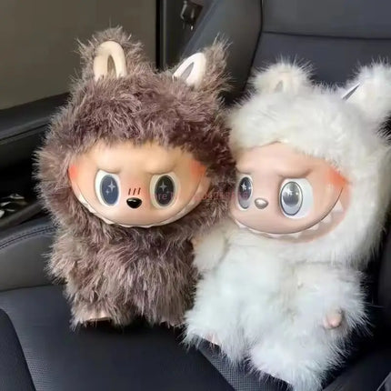 38cm Zimomo Big Angel The Monster Labubu Series Blind Box Replica Creative Plush Doll Figure Vinyl Pendant Ornament Collect Gift