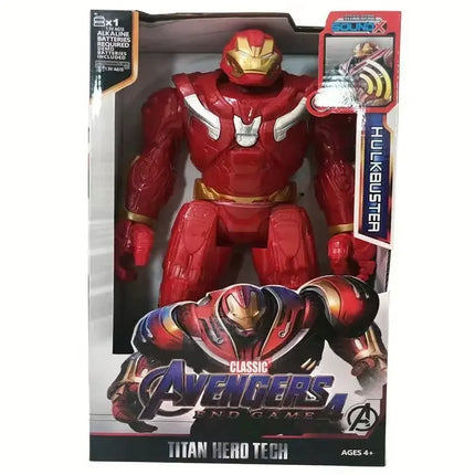 Hot 30cm Marvel Figure Avengers Endgame Captain Justice Sound Led Light Super Hero Dolls Toys Pvc Action Figure Model Kids Toy