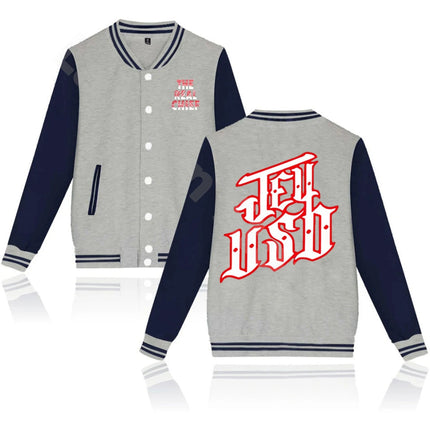 Jey Uso The Real Chief Baseball Jacket Men Women Jackets Fashion Baseball Uniform Casual Wear Vintage Trucksuit Hip Hop Clothes