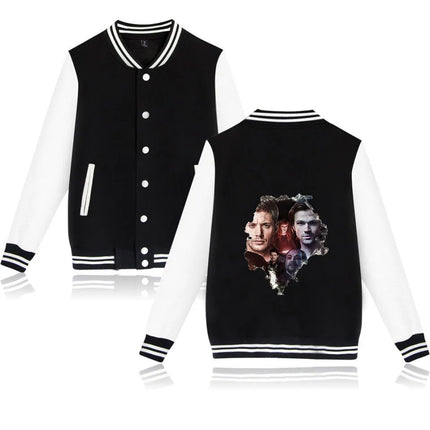 Supernatural Winchester Sam Dean Baseball Jacket Men Women Jacket Harajuku Baseball Jacket Boys Girls Sweatshirts Jackets