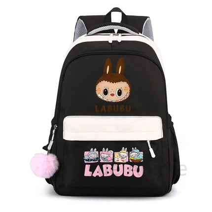 Cute Cartoon Printed Backpack Student Kid Schoolbag Women Large Capacity Waterproof Bookbag Kid Birthday Gift Travel Bag Mochila