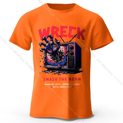 Expressive Hand-Painted T-Shirt 100% Premium Cotton Striking Graphic Tee for Bold Fashion Statements