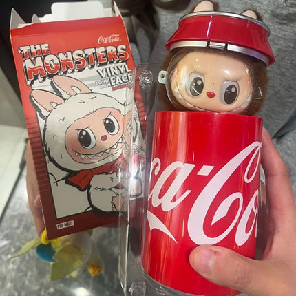 New 3.0 Labubu Monster Coca-Cola Series Vinyl Doll Labubu Action Figure Keychain Toys Childrens Holiday Surprise Gifts