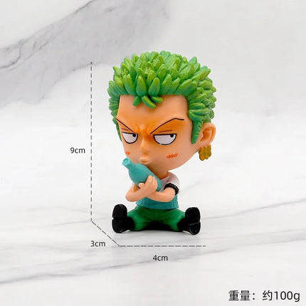 One Piece Handmade Model Anime Figure Character Series Surrounding Decorative Ornaments Roronoa Zoro Toy
