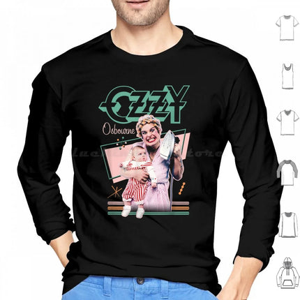 Vintage Mum Symptom Hoodie cotton Long Sleeve Logo Tour Cover Heavy Metal Trending Metal Ozzy Album Ozzy Osbourne