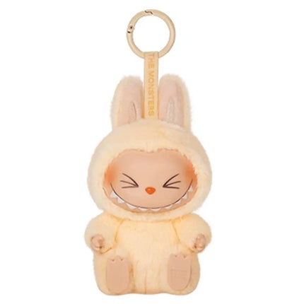 Figura de Anime Labubu Have A Seat, modelo de muñeca colgante de PVC, llavero de réplica de monstruo Kawaii, juguete de regalo d