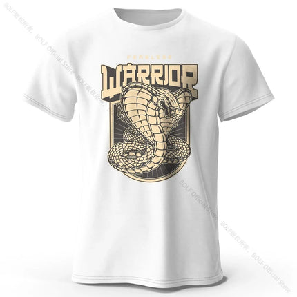 Classic Printed 100% Cotton T-Shirt, Ultra Soft & Breathable Round Neck Short Sleeve Tee for Men & Women