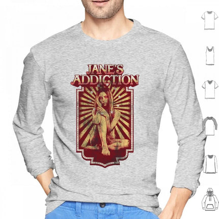 Janes Addiction Hoodie cotton Long Sleeve Crackerman Janes Addiction Janes Addiction Janes Addiction Sale Band Perry