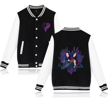 Descendants Varsity Baseball Jacket Men Women Hip Hop Harajuku Jackets Streetwear Kids Boys Girls Loose College Coats