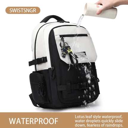 New Waterproof Laptop Backpack Man Large Capacity Travel Backpacks Woman Fashion Leisure School Bags for Girls Mochila