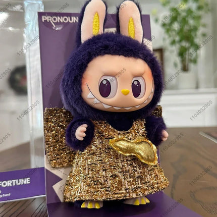 Labubu The Monsters Original Replica 1:1 Pronounce Wings Of Fortune Limited Edition Vinyl Doll Action Figure Bag Charm Pendant