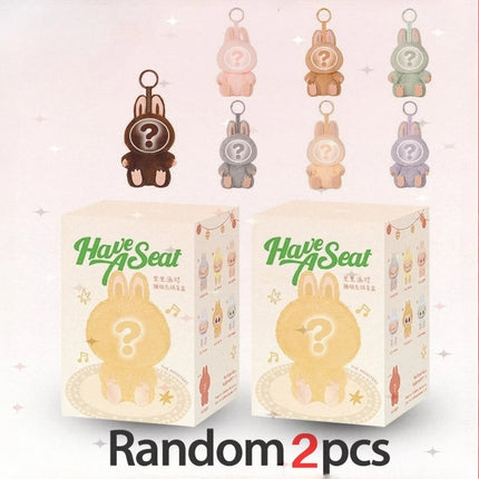 Kwaii Figure For Bubu V3 The Monster Blind Box Big Into Energey And Macaron Vinyl Face Base Serie Monster Keychain Surprise Gift