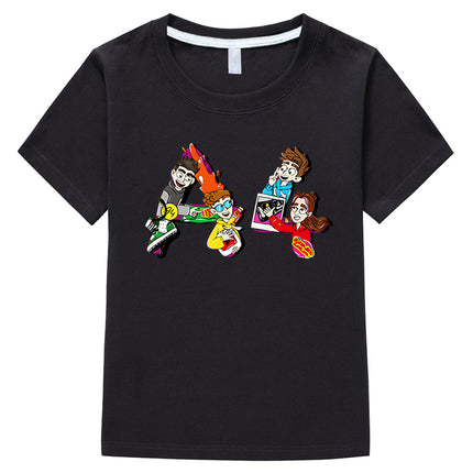 Футболка A4 TEAM Short Sleeve Children T Shirts Summer 100% Cotton Boy Girl vlad a4 Lamba Shirt Tops Casual y2k kids clothes