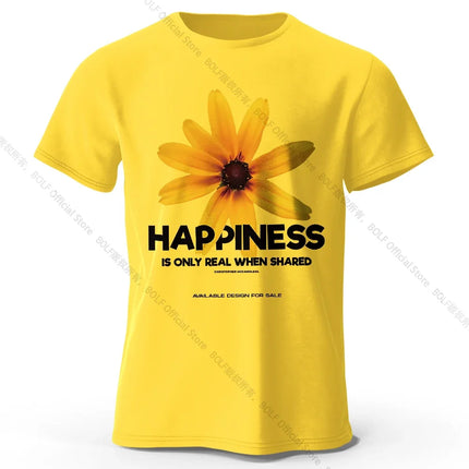 Autumn Chrysanthemum Print Tee 100% Cotton - Kawaii Floral Design Soft & Stylish Everyday Wear