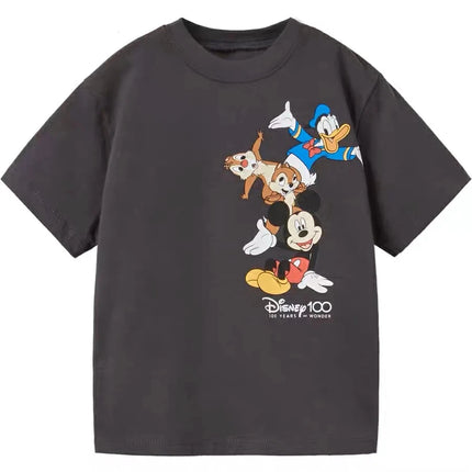 2024 New Children's T-shirt Summer Printed Cartoon Fashion Kids Clothing Short Sleeve Tees Toddler Costume Boys Girls T Shirt