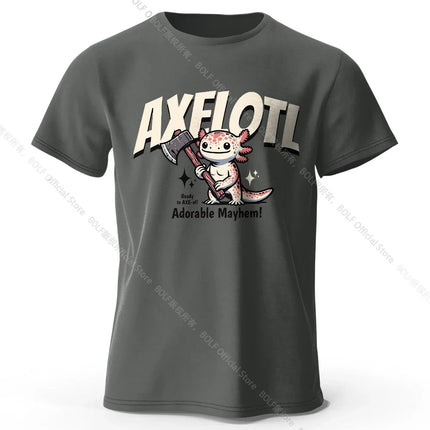 100% Cotton Playful Cartoon Animals Tee - Hand-drawn Adorable Creatures Design with Ultra Soft Fabric for Daily Casual