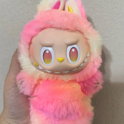 BANDAI/Labub# V3/ In stock Macaron 3rd Gen Vinyl Doll Keychain Pendant Collectible Toy Gift for Adults Kids High Energy Series