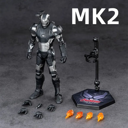 ZD Marvel Toys 1:10 James Rhodes robot model new war machine 2.0 MK2 Mark2 Action Figure Model Collect