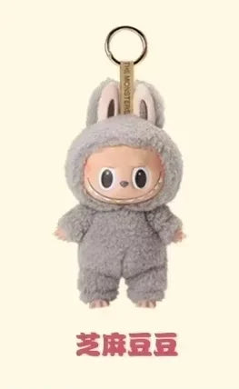 2025 In Stock Hot Anime Figure Labubu Have A Seat Series PVC Pendant Doll Model Monster Replica Keychain Kid Toys Birthday Gifts