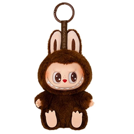 Figura de Anime Labubu Have A Seat, modelo de muñeca colgante de PVC, llavero de réplica de monstruo Kawaii, juguete de regalo d