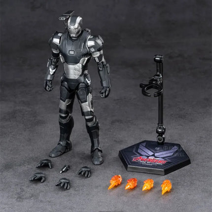 ZD Marvel Toys 1:10 James Rhodes robot model new war machine 2.0 MK2 Mark2 Action Figure Model Collect