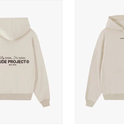 NUDE Men HOODIE Pure Cotton Hip-hop Retro Singer HOODIE  American Crew Neck Plus Size 100% Cotton Summer Sports Leisure Pockets