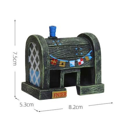 6~8pcs SpongeBob SquarePants Figure Bob Crab Boss Patrick Star Action Figures Patrick Star Anime Figurines Children Toys