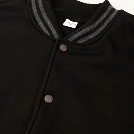 2024  Baseball Uniform Bomber Jacket Men's Casual Men's Jacket