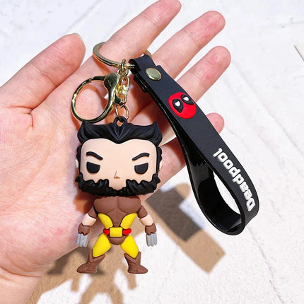 Deadpool & Wolverine Deadpool 3 Keychain Pendant Figure Doll Toy Cool Movie Doll Toy Model Figure Decoration Kid Birthday Gifts