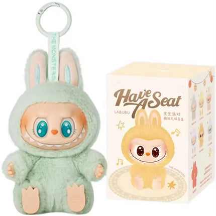 1:1 Quality For Labubu Blind Box Monster Series PVC Kawaii  Macaron Pendant Doll Monster Keychain Birthday Holiday Kids Gift