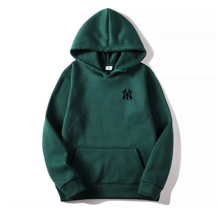 Men's and Women's Casual Fashion Trend Fleece Hooded Hoodies Spring Fall Outdoor Sweatshirt Popular Font Print Pullovers Coat