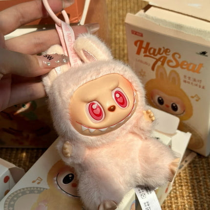 Genuine 2nd Generation Series Vinyl Pendant Doll Model Toys Cute The Monster Keychain Toy Christmas Gift