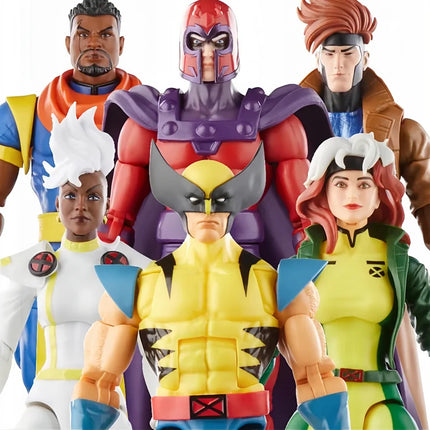 New Hot Sale Marvel Legends Retro X-Men 97 Bishop Magneto Rogue Gambit Wolverine Storm 6" Action Figure Model Boy Doll Toys Gift