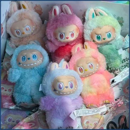 1:1 High Quality for La BuBu Blind Box Series PVC for La BuBu Macaron Pendant Doll Monster Keychain Birthday Christmas Gift
