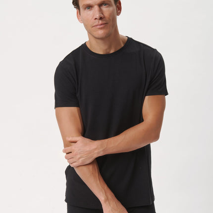 Sort crew neck bambus T-shirt