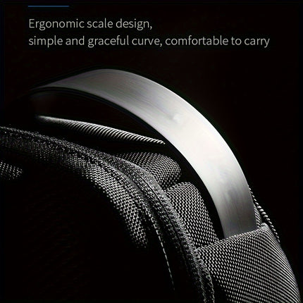 1pc Men's Waterproof Chest Bag With USB Charging Hole And Lock, Simple Trendy Crossbody Bag, Ideal Gift