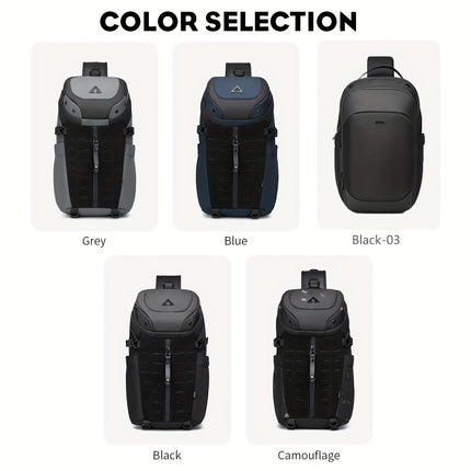 1pc OZUKO Men's Oxford Shoulder Bag Outdoor Multifunctional Large Capacity