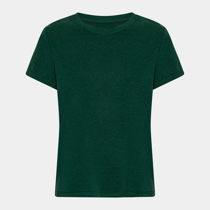 Grøn kortærmet bambus T-shirt