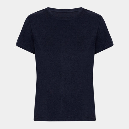 Navy kortærmet bambus T-shirt