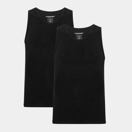 2 stk sorte bambus tank tops